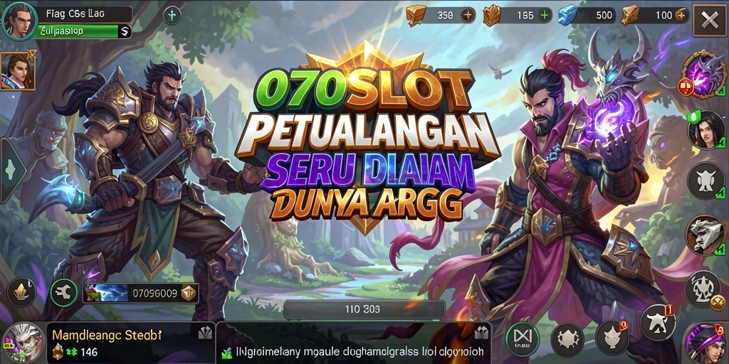 Screenshot gameplay <strong>070SLOT</strong> yang menunjukkan aksi pertarungan yang mendebarkan.
