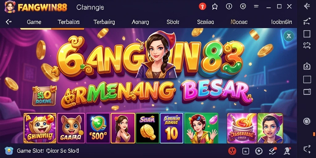 Tampilan gameplay FANGWIN88 dengan beragam mesin slot yang menarik.