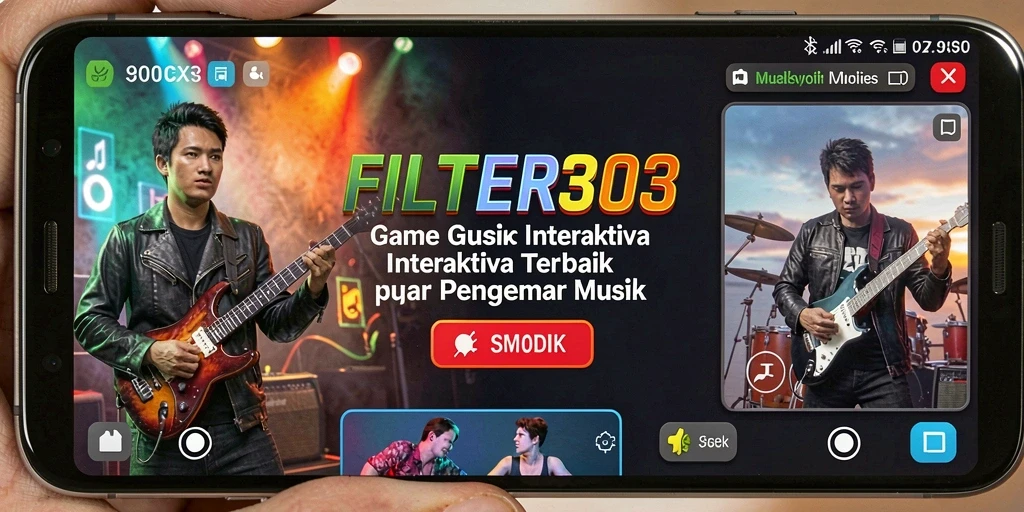 Screenshot menunjukkan gameplay FILTER303 yang menarik dan interaktif.