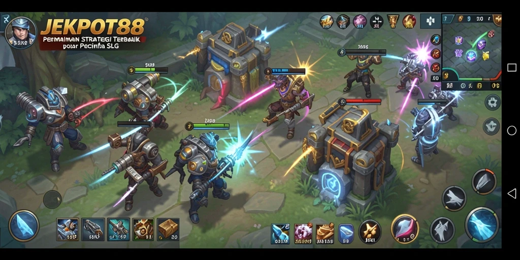 Tangkapan layar menunjukkan gameplay seru JEKPOT88 dengan strategi yang mendebarkan.