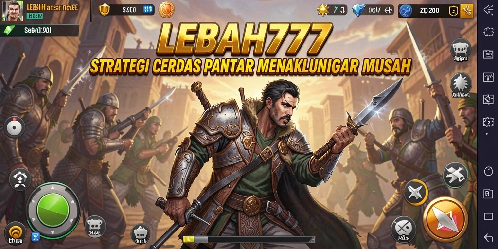 Screenshot gameplay LEBAH777 menampilkan pertempuran strategi yang mendebarkan.
