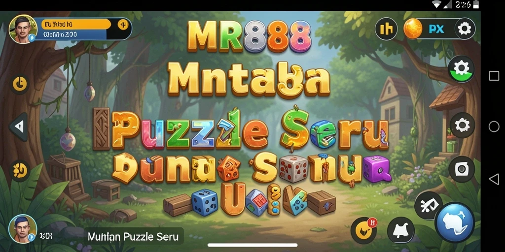 Screenshot gameplay MR888 menampilkan tantangan puzzle menarik.