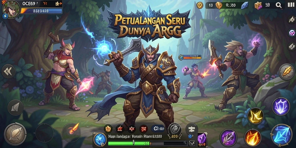 Screenshot gameplay OCE69 yang menunjukkan petualangan seru di dunia ARPG.