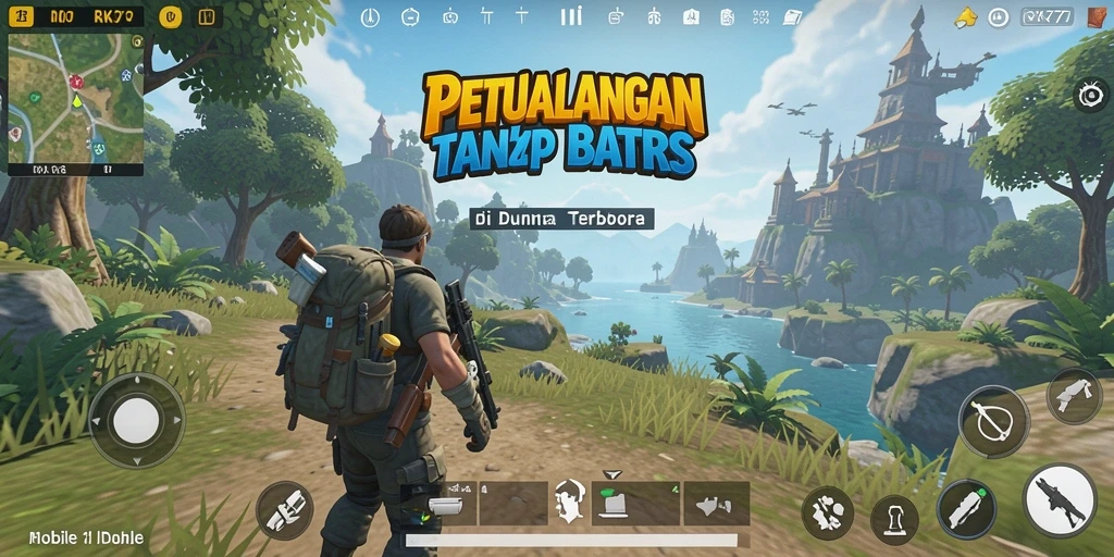 Screenshot menunjukkan momen seru saat menjelajahi dunia terbuka RK77.