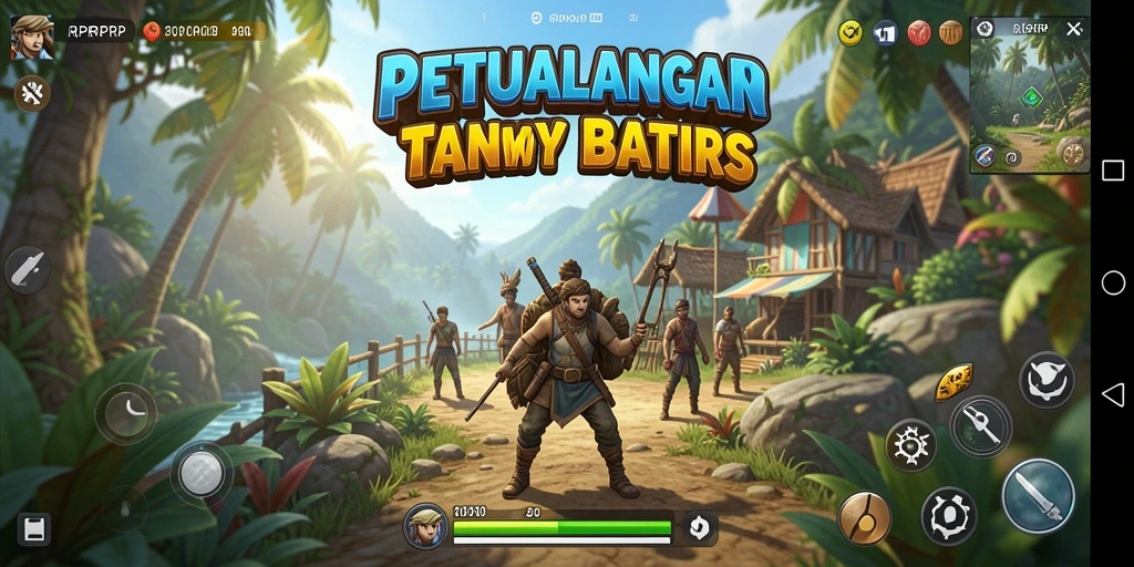 Tampilan gameplay RPRPRP yang mengesankan dan mendebarkan.