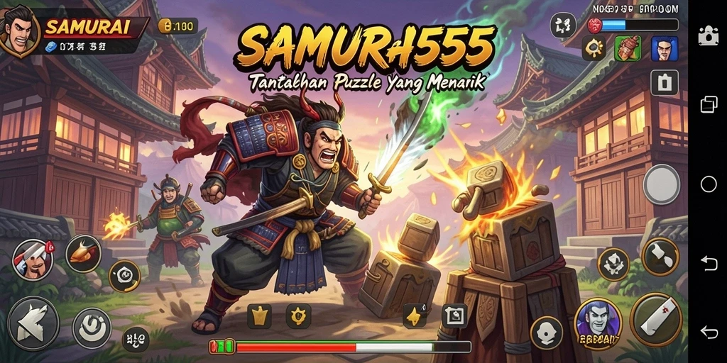 Tampilan gameplay SAMURAI555 yang seru dan menantang.