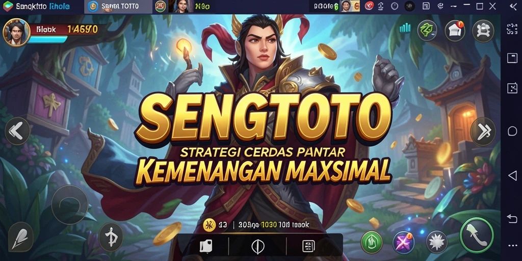 Tangkapan layar menunjukkan pertarungan strategi intens di SENGTOTO.