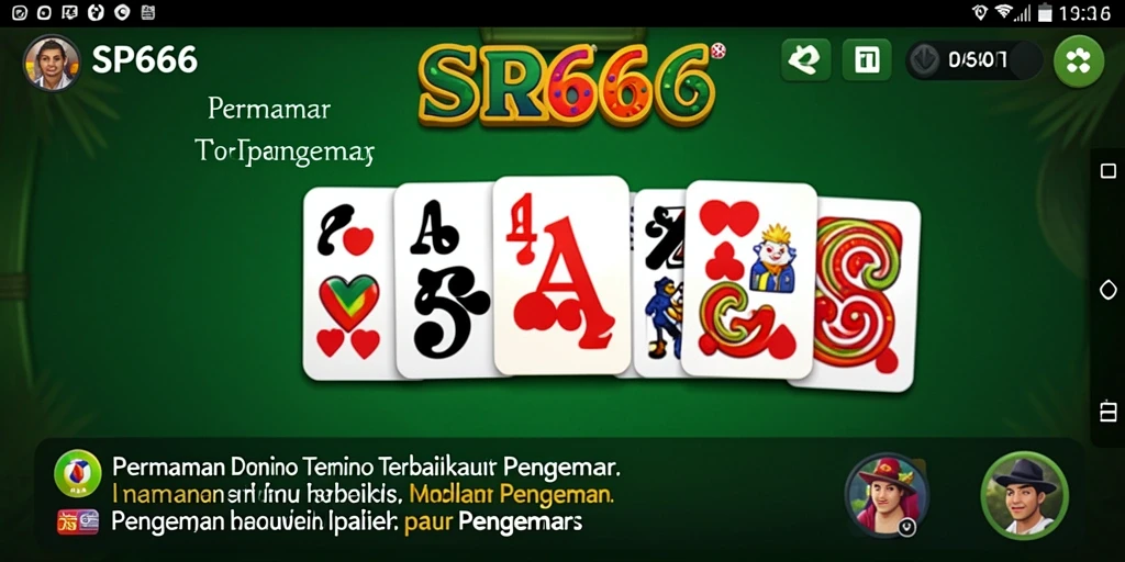 Screenshot gameplay SP666 menampilkan pemain yang menikmati permainan Domino.