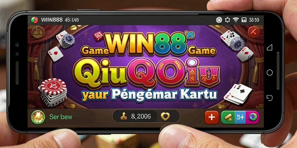 Tampilan gameplay QiuQiu yang seru dan menantang.
